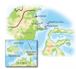 Остров Derawan - новый маршрут в Индонезии