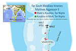 Карта дайв-сайтов на Мальдивских островах